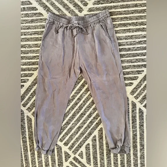JOHNNY WAS Small Gray Rumble Rayon Joggers Pants - Picture 5 of 7